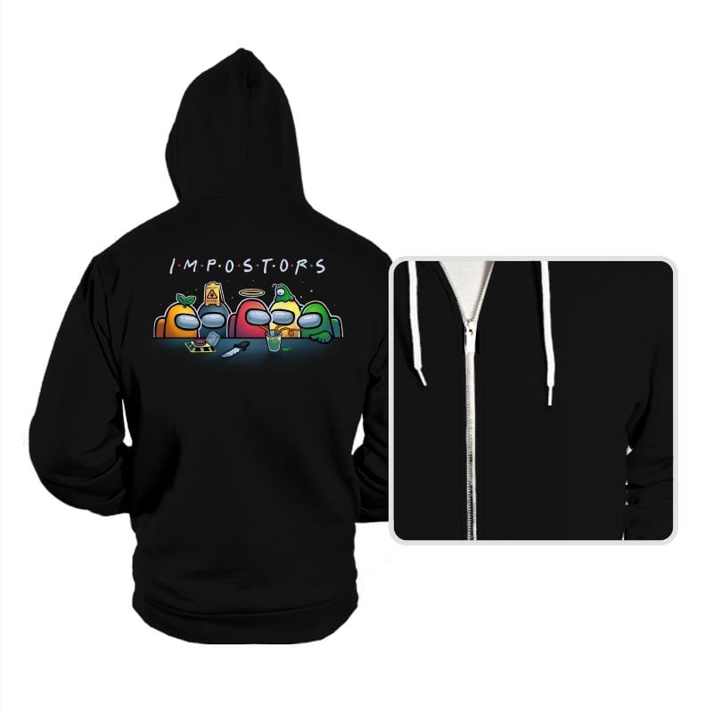 Friendposters - Hoodies Hoodies RIPT Apparel Small / Black