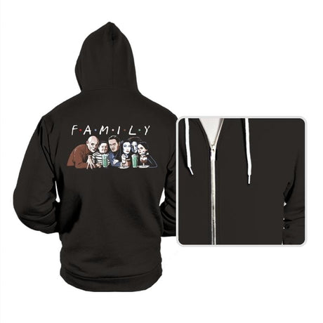 Friends and Family - Hoodies Hoodies RIPT Apparel Small / Black