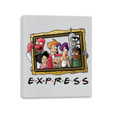 Friends Express - Canvas Wraps Canvas Wraps RIPT Apparel 11x14 / Silver