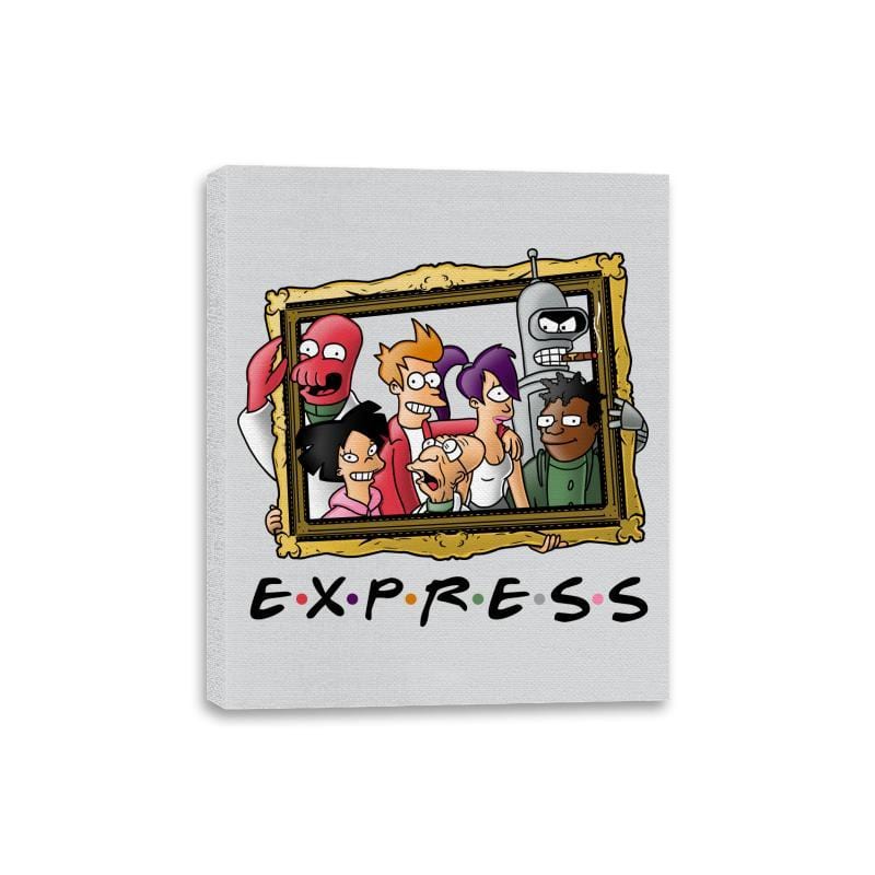 Friends Express - Canvas Wraps Canvas Wraps RIPT Apparel 8x10 / Silver