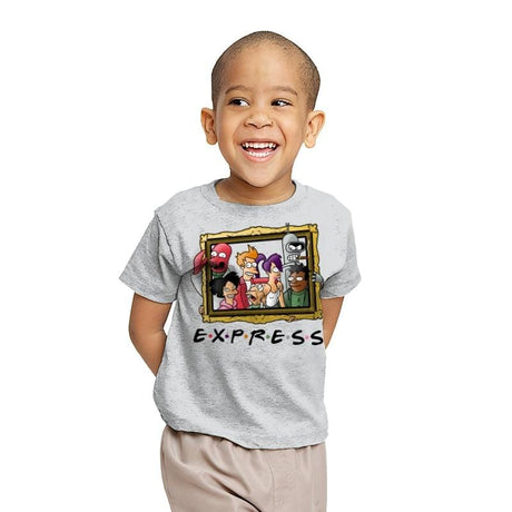 Friends Express - Youth T-Shirts RIPT Apparel X-small / Sport grey