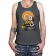 Friends Gazing at the Moon - Tanktop Tanktop RIPT Apparel X-Small / Asphalt