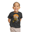 Friends Gazing at the Moon - Youth T-Shirts RIPT Apparel X-small / Charcoal