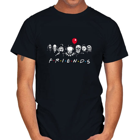 Friends - Mens T-Shirts RIPT Apparel Small / Black