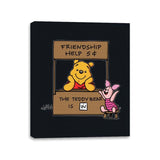 Friendship Help - Canvas Wraps Canvas Wraps RIPT Apparel 11x14 / Black