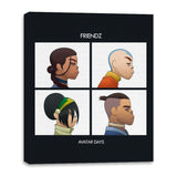 Friendz - Canvas Wraps Canvas Wraps RIPT Apparel 16x20 / Black