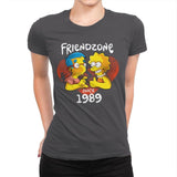 Friendzoned - Womens Premium T-Shirts RIPT Apparel Small / Heavy Metal