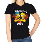 Friendzoned - Womens T-Shirts RIPT Apparel Small / Black