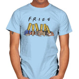 Fries with friends - Mens T-Shirts RIPT Apparel Small / Light Blue