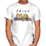 Fries with friends - Mens T-Shirts RIPT Apparel Small / White