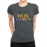 Fries with friends - Womens Premium T-Shirts RIPT Apparel Small / Heavy Metal
