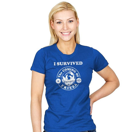 Frieza Survivor - Womens T-Shirts RIPT Apparel Small / Royal