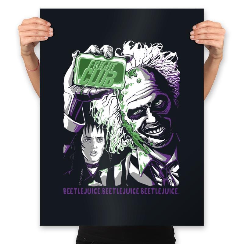 Fright Club - Prints Posters RIPT Apparel 18x24 / Black
