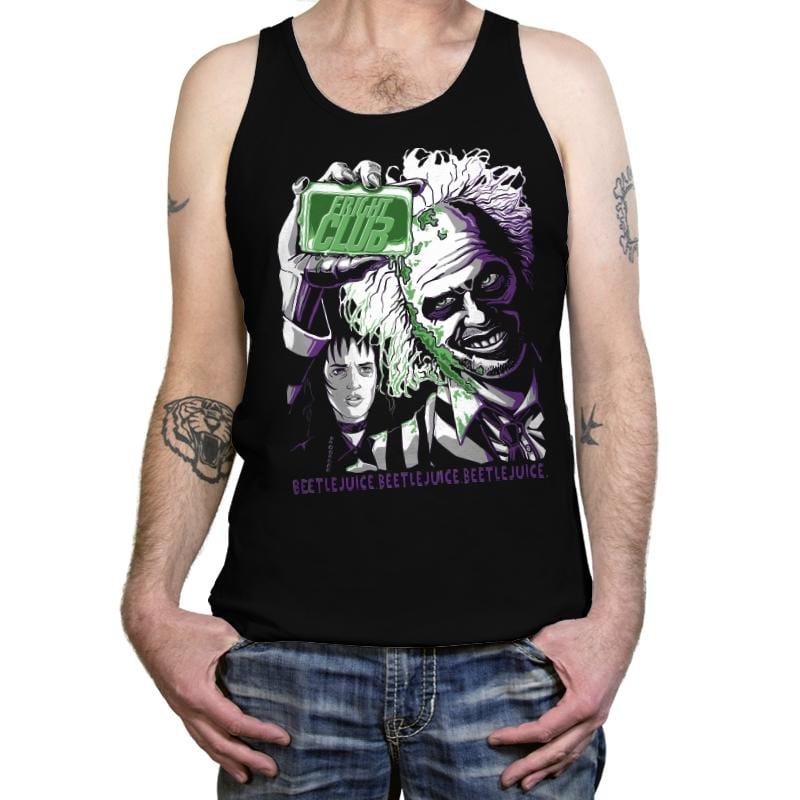 Fright Club - Tanktop Tanktop RIPT Apparel X-Small / Black