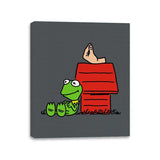Frog Nuts - Canvas Wraps Canvas Wraps RIPT Apparel 11x14 / Charcoal