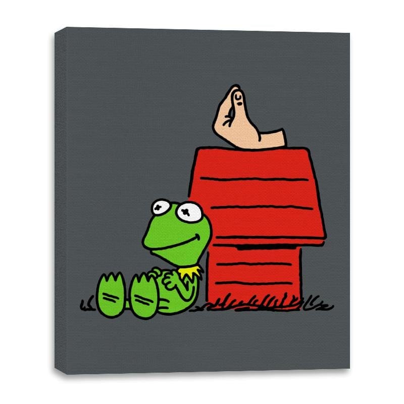 Frog Nuts - Canvas Wraps Canvas Wraps RIPT Apparel 16x20 / Charcoal