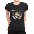 Frog of War - Womens Premium T-Shirts RIPT Apparel Small / Black