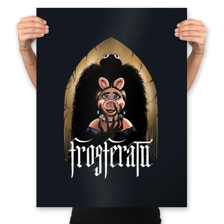 Frogferatu - Prints Posters RIPT Apparel 18x24 / Black