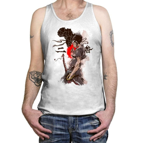 From Africa to Japan - Tanktop Tanktop RIPT Apparel X-Small / White