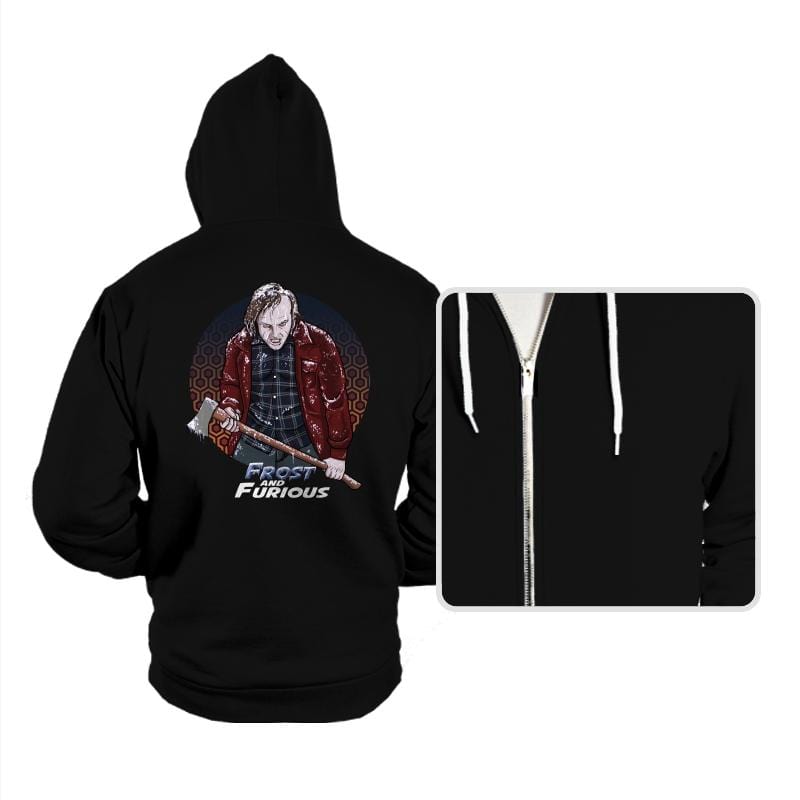 Frost & Furious - Hoodies Hoodies RIPT Apparel Small / Black