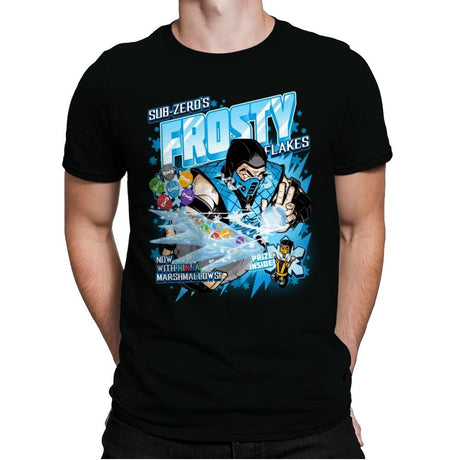 Frosty Flakes Cereal - Anytime - Mens Premium T-Shirts RIPT Apparel Small / Black