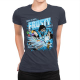 Frosty Flakes Cereal - Anytime - Womens Premium T-Shirts RIPT Apparel Small / Indigo
