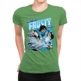 Frosty Flakes Cereal - Anytime - Womens Premium T-Shirts RIPT Apparel Small / Kelly Green