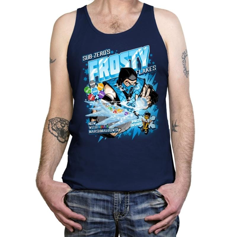 Frosty Flakes Cereal - Tanktop Tanktop RIPT Apparel X-Small / Navy