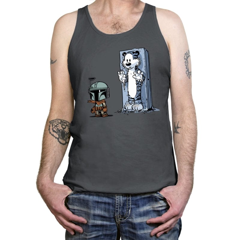 Frozen In Carbonite - Tanktop Tanktop RIPT Apparel X-Small / Asphalt