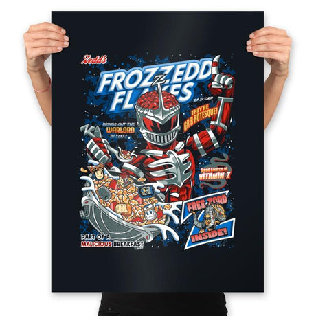 Frozzedd Flakes - Prints Posters RIPT Apparel 18x24 / Black