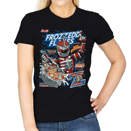 Frozzedd Flakes - Womens T-Shirts RIPT Apparel Small / Black