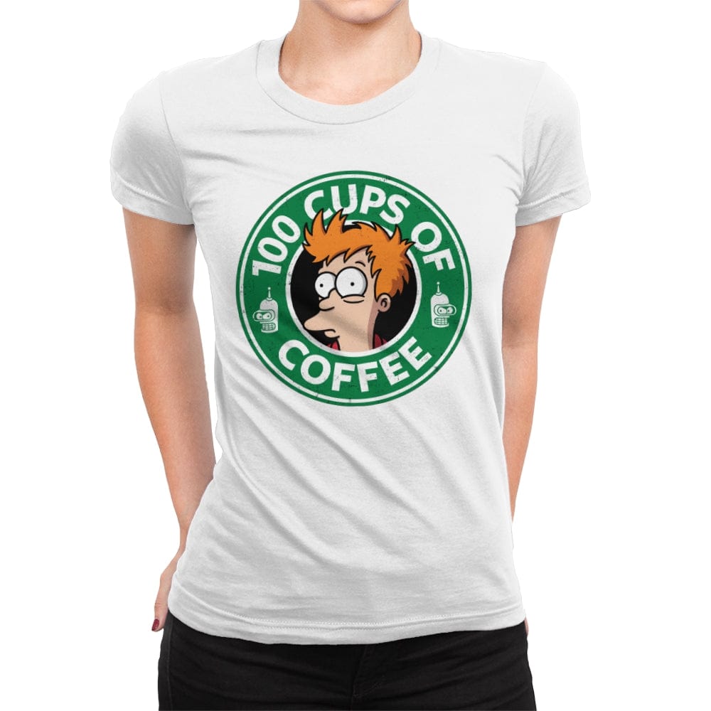 Frybucks - Womens Premium T-Shirts RIPT Apparel Small / White