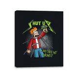 Frytallica - Canvas Wraps Canvas Wraps RIPT Apparel 11x14 / Black