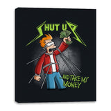 Frytallica - Canvas Wraps Canvas Wraps RIPT Apparel 16x20 / Black