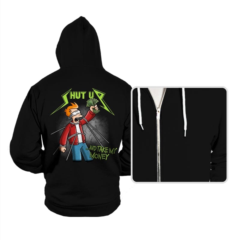 Frytallica - Hoodies Hoodies RIPT Apparel Small / Black