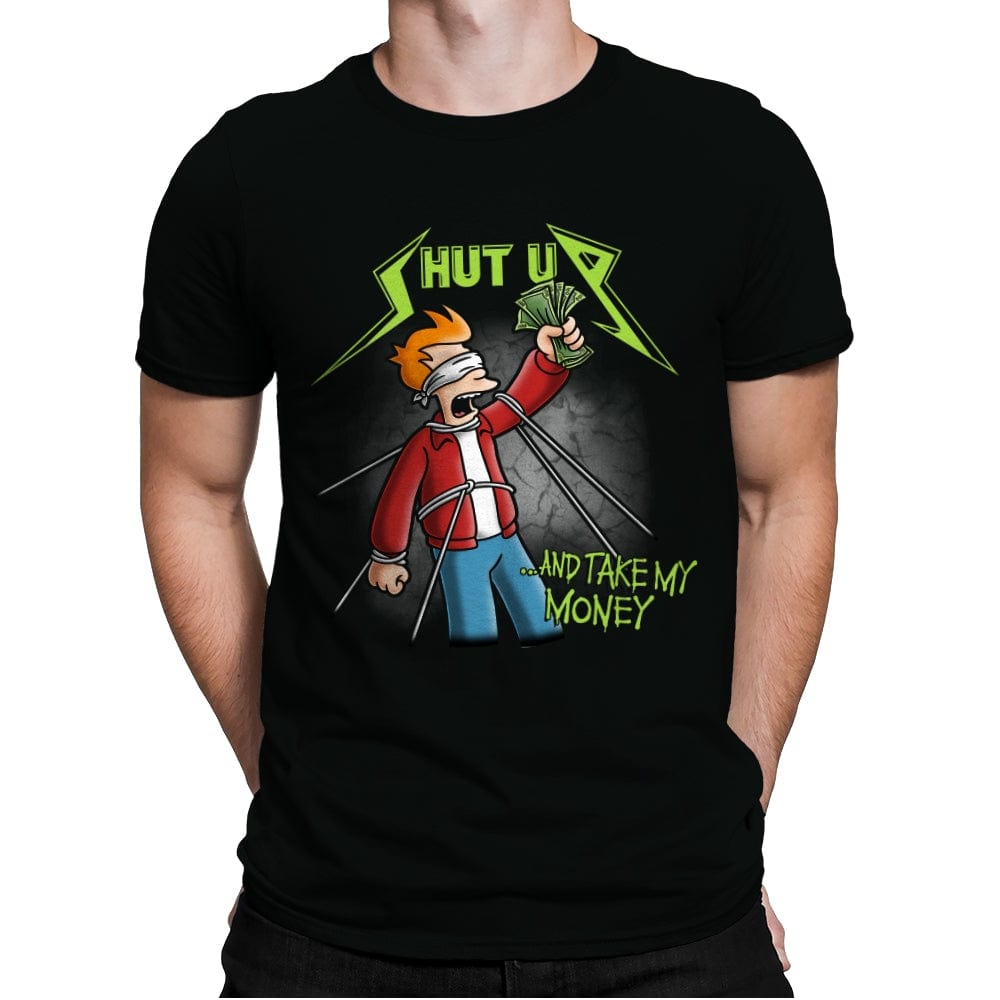 Frytallica - Mens Premium T-Shirts RIPT Apparel Small / Black