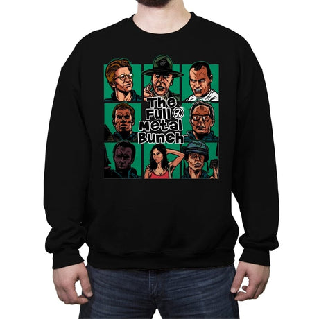 Full Metal Bunch - Crew Neck Sweatshirt Crew Neck Sweatshirt RIPT Apparel Small / Black