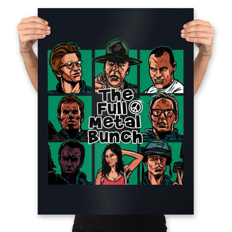 Full Metal Bunch - Prints Posters RIPT Apparel 18x24 / Black
