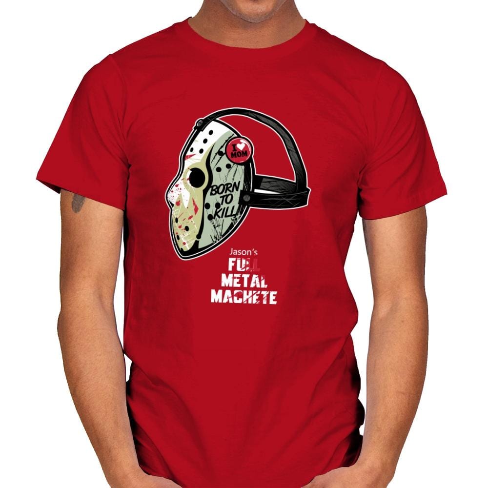 Full Metal Machete - Mens T-Shirts RIPT Apparel Small / Red