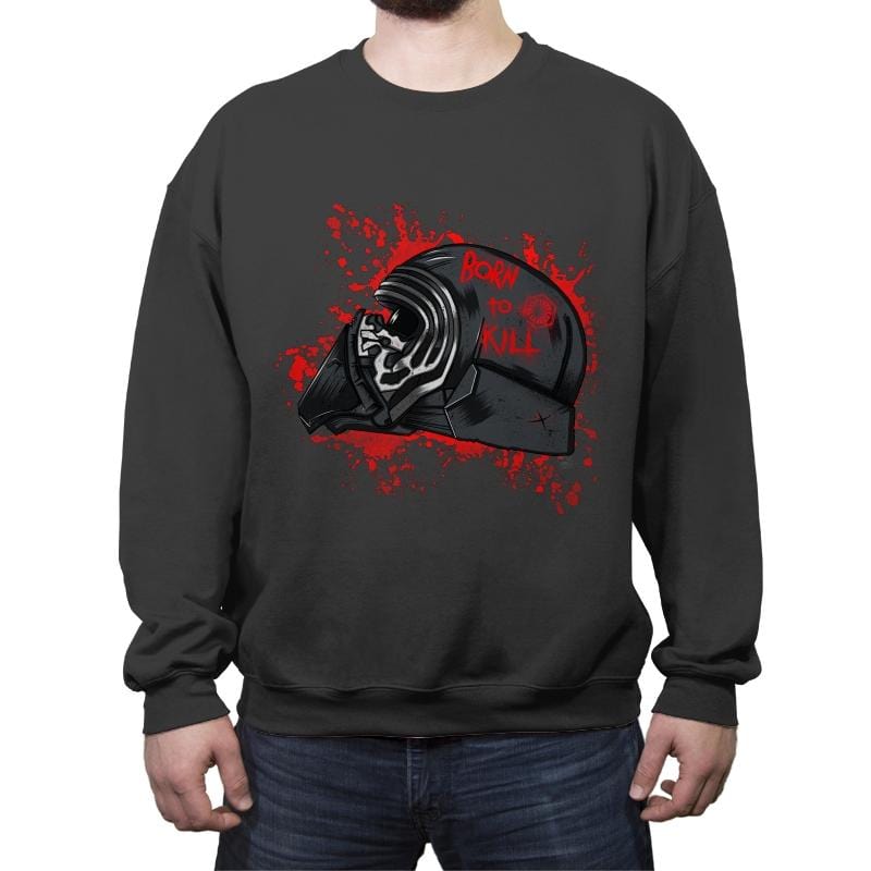 Full Metal Sith - Crew Neck Sweatshirt Crew Neck Sweatshirt RIPT Apparel Small / Charcoal