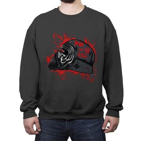 Full Metal Sith - Crew Neck Sweatshirt Crew Neck Sweatshirt RIPT Apparel Small / Charcoal