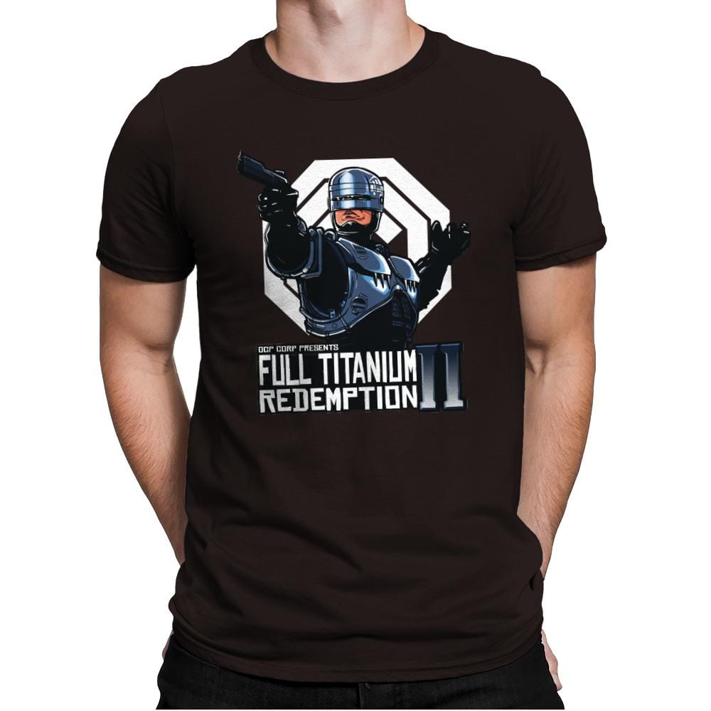 Full Titanium Redemption - Mens Premium T-Shirts RIPT Apparel Small / Dark Chocolate