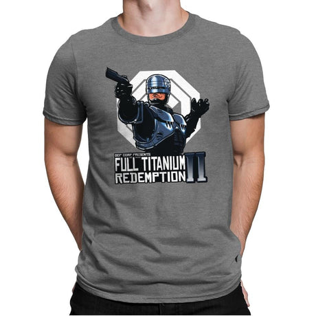 Full Titanium Redemption - Mens Premium T-Shirts RIPT Apparel Small / Heather Grey