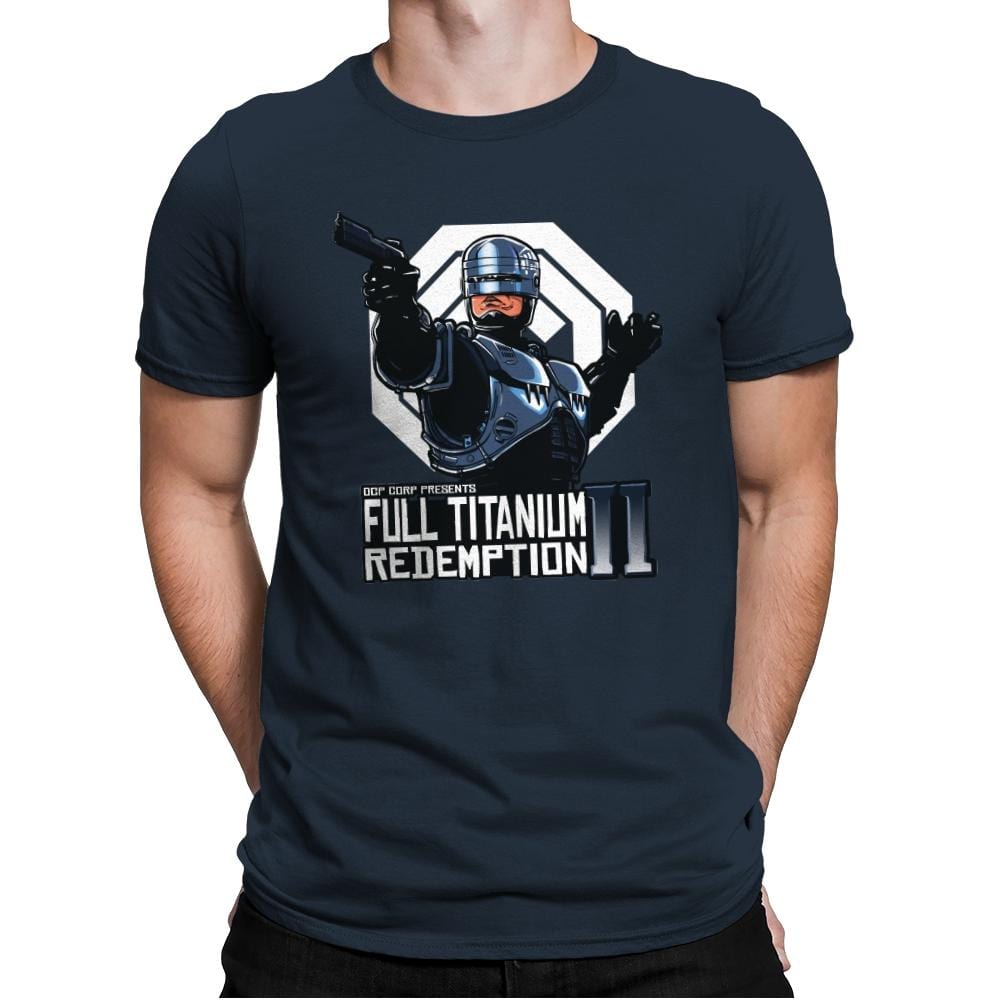 Full Titanium Redemption - Mens Premium T-Shirts RIPT Apparel Small / Indigo
