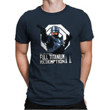 Full Titanium Redemption - Mens Premium T-Shirts RIPT Apparel Small / Indigo