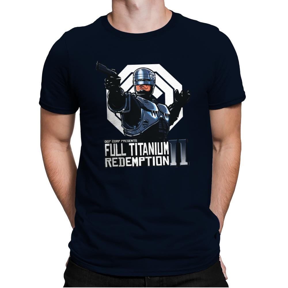 Full Titanium Redemption - Mens Premium T-Shirts RIPT Apparel Small / Midnight Navy