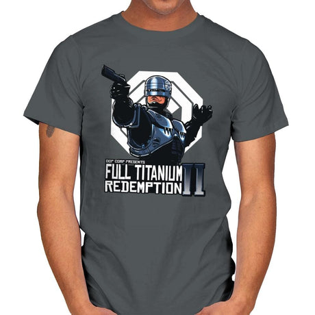 Full Titanium Redemption - Mens T-Shirts RIPT Apparel Small / Charcoal