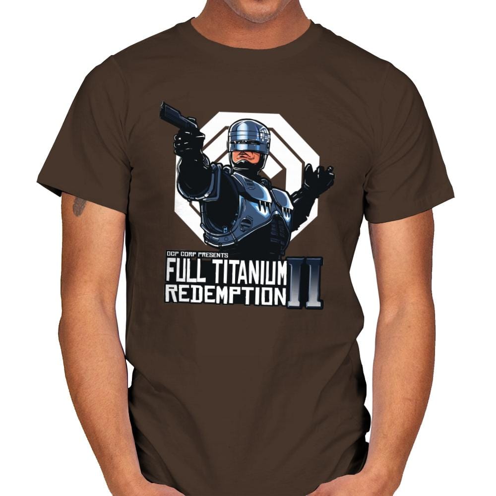 Full Titanium Redemption - Mens T-Shirts RIPT Apparel Small / Dark Chocolate