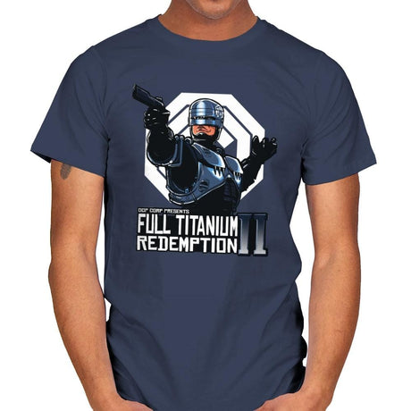 Full Titanium Redemption - Mens T-Shirts RIPT Apparel Small / Navy