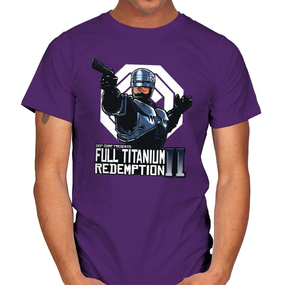 Full Titanium Redemption - Mens T-Shirts RIPT Apparel Small / Purple